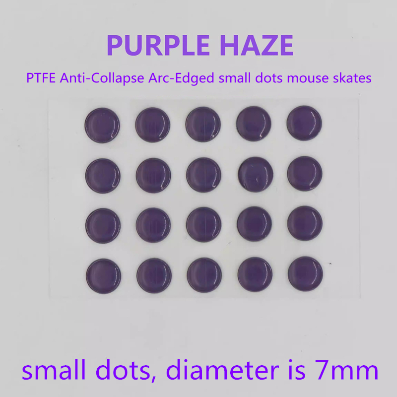 Tradescantia Purple - PTFE Anti-Collapse Arc-Edged Kleine/Grote Stippen Muis