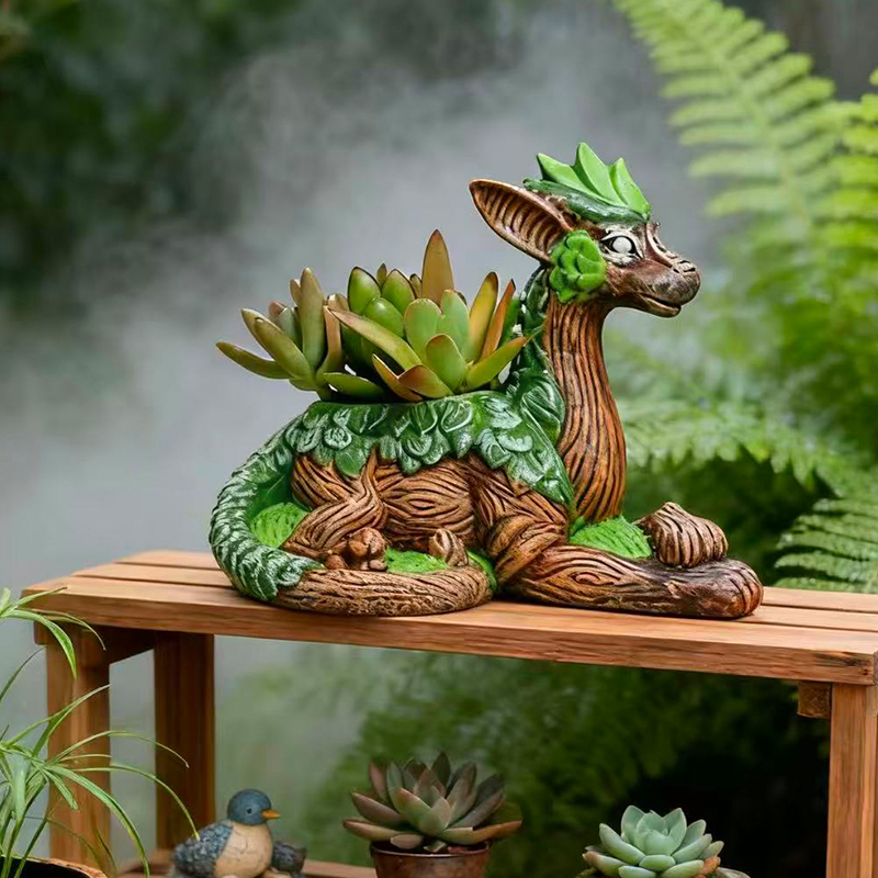 Creatieve Dragon Tree Bloempot - Echeveria Succulent recensie en prijs