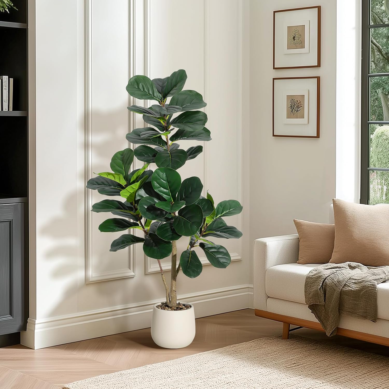 4 ft kunstmatige vijgenboom me - Ficus Lyrata Tree recensie en prijs
